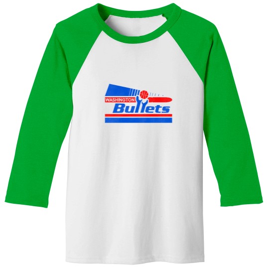 Discover Defunct Washington Bullets Pennant 80s Pennant Baseball Tees