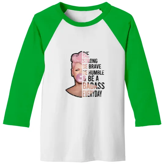 Discover P!nk Be Strong Baseball Style Tee, Trustfall Album Design, Summer Carnival 2024
