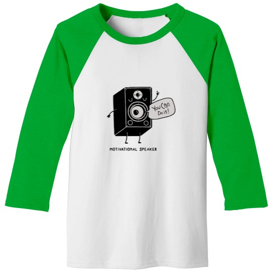 Discover Motivational Speaker Baseball Tees