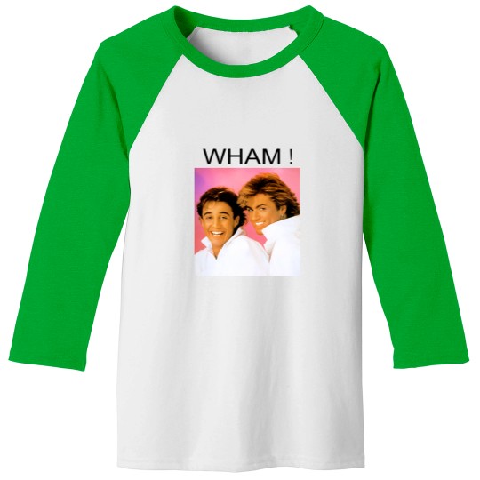 Discover George Michael Wham Baseball Tees, George Michael Last Christmas Baseball Tees
