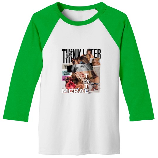 Discover Tate Mcrae Baseball Tees, Think Later World Tour 2024 Baseball Tees
