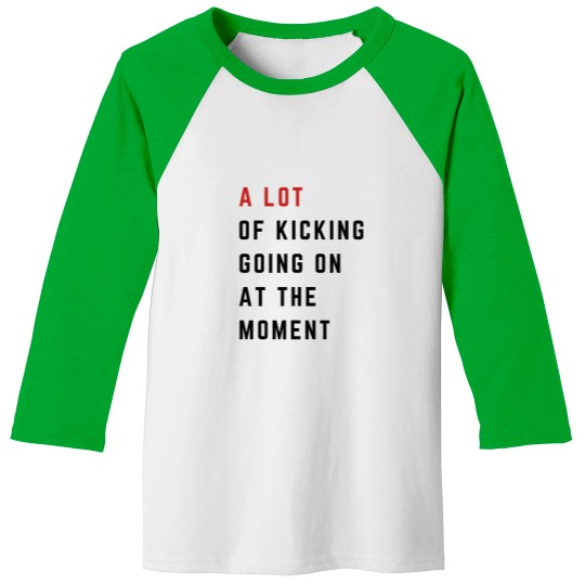 Discover Funny Maternity Baseball Tee - A Lot Going On at the Moment