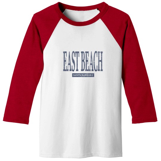 Discover East Beach Baseball Tees, Womens Santa Barbara California Crewneck, Unisex California Beach Pullover Baseball Tees