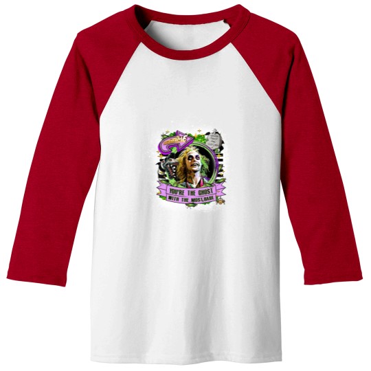 Discover Beetlejuice Baseball Tees - Ghost With The Most Babe
