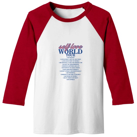 Discover Trendy Self Love Oversized Baseball Tee