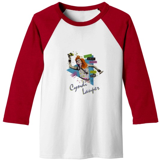 Discover Vintage Cyndi Lauper Girls Just Wanna Have Fun Baseball Tees 80S Music Baseball Tees