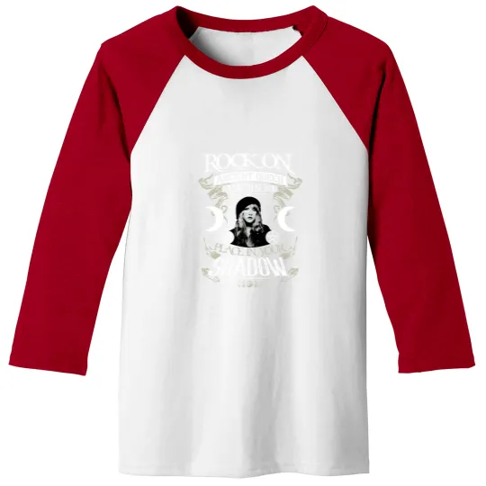 Discover VTG Stevie Nicks Baseball Tees Black Short Sleeve All Sizes S-5XL