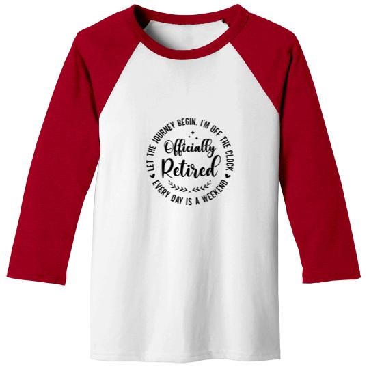 Discover Officially Retired 2024 Funny Baseball Tee