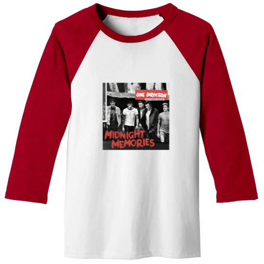 Discover One Direction Midnight Memories Baseball Tee - Classic Black Style