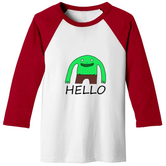 Discover Smiling friends Mr Frog sticker Sticker Baseball Tees