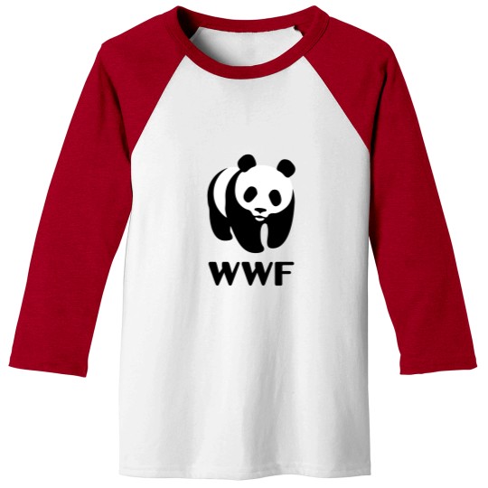 Discover World Wildlife Fund (WWF) logo Baseball Tees