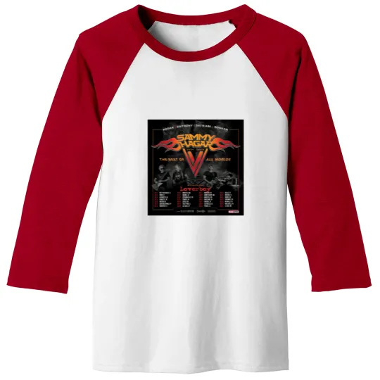 Discover Sammy Hagar Tour 2024 With Loverboy Baseball Tees S
