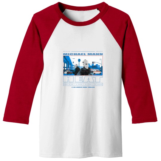 Discover Heat Movie Graphic Baseball Tee - 90s Action Film Memorabilia