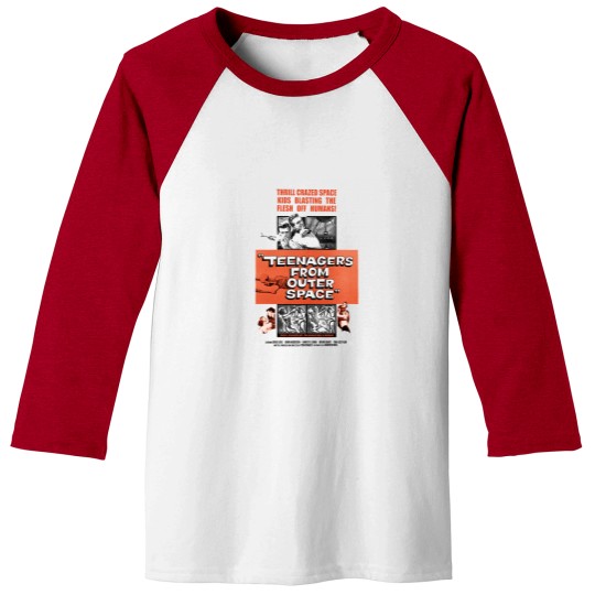 Discover Teenagers From Outer Space Baseball Tees