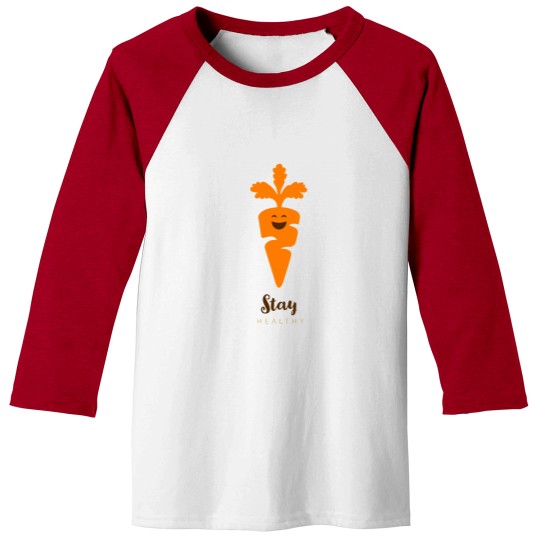 Discover CARROT - HEALTHY - STAY HEALTHY - LAPTOPActive Baseball Tees