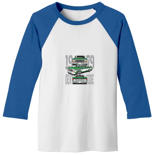 Discover 1979 Dentside Truck Collage Baseball Tees