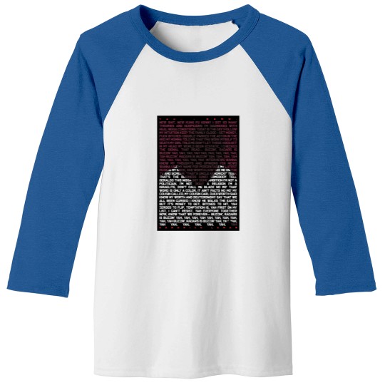 Discover YAH. lyrics Long .png Baseball Tees