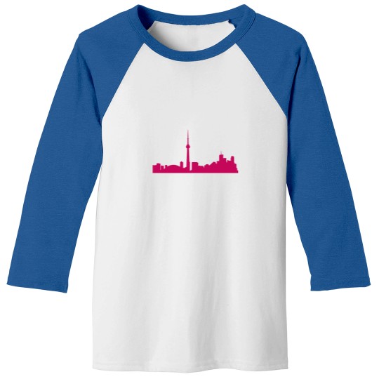 Discover Toronto Skyline.png Baseball Tees