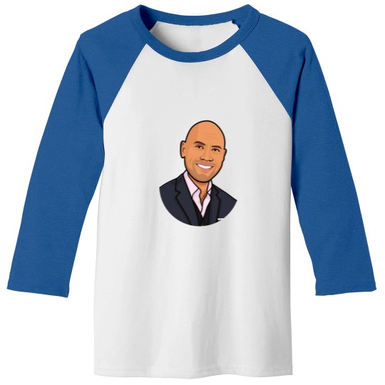 Discover Dwayne Johnson Cartoon Caricature.png Baseball Tees