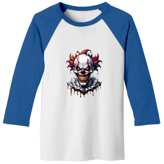 Discover Clown Pennywise3 Baseball Tees