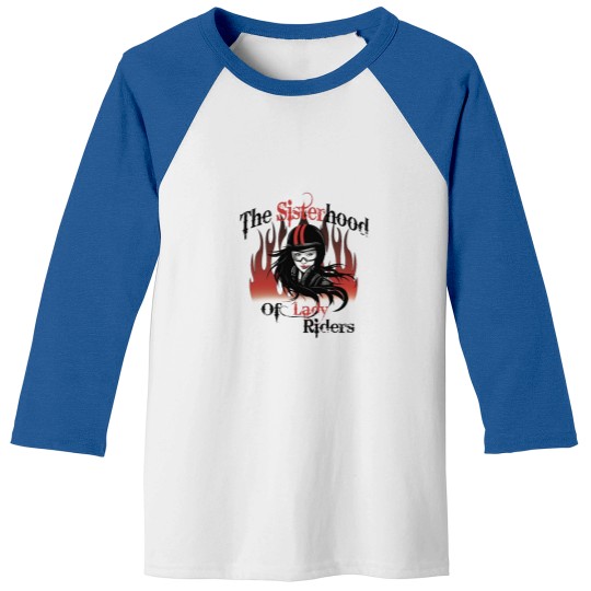 Discover The sisterhood of lady riders.png Baseball Tees