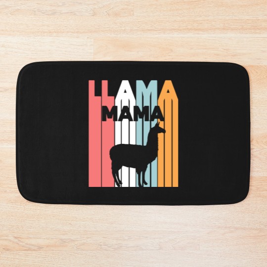 Discover Llama/Alpaca Design - LLAMA MAMA Bath Mats