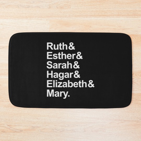 Discover Strong Women of the Bible Bath Mats