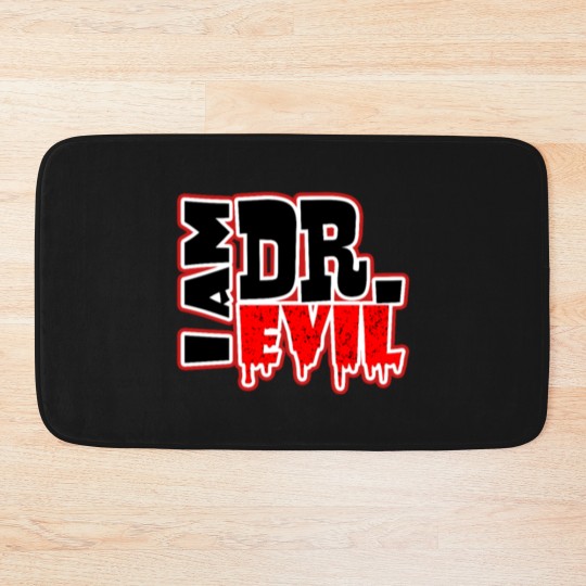 Discover Halloween - I am Dr. Evil Bath Mats