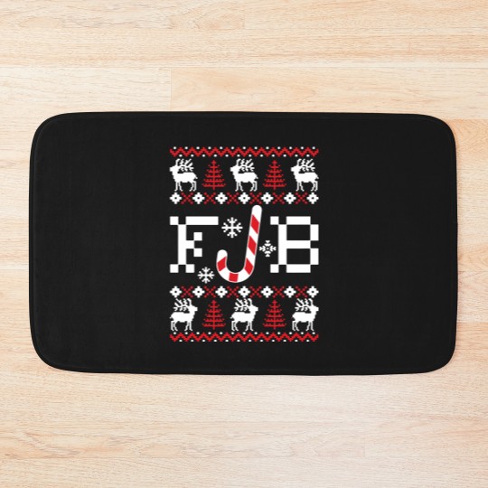 Discover Let's Go Brandon Christmas Bath Mats