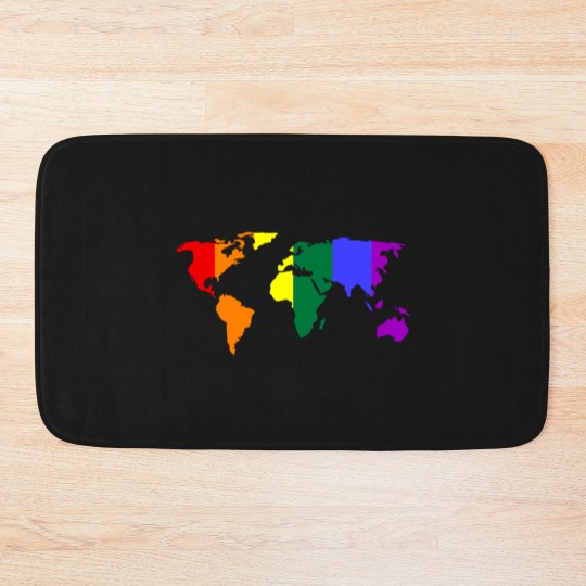 Discover Pride LGBT Gay Pride Bath Mats