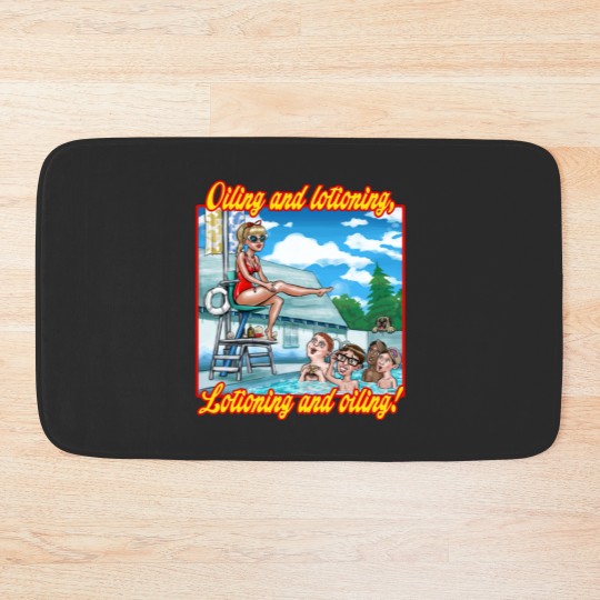 Discover Oiling and Lotioning - TEXT - The Sandlot - Bath Mats