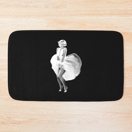 Discover Marilyn Monroe Classic Dress Pose Bath Mats