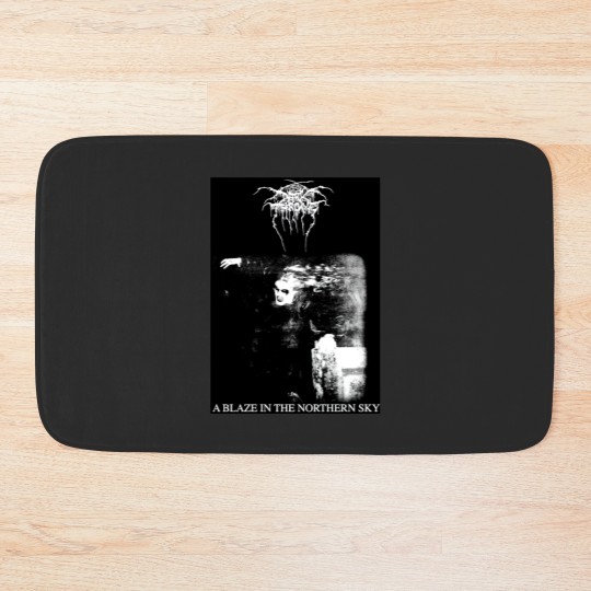Discover Darkthrone Bath Mats, A Blaze In The Northern Sky Black Metal Norwegian Black Metal Bath Mats
