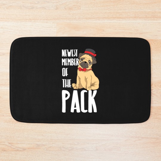 Discover Adorable Pug Baby Dog Cute Puppy Kid Bath Mats