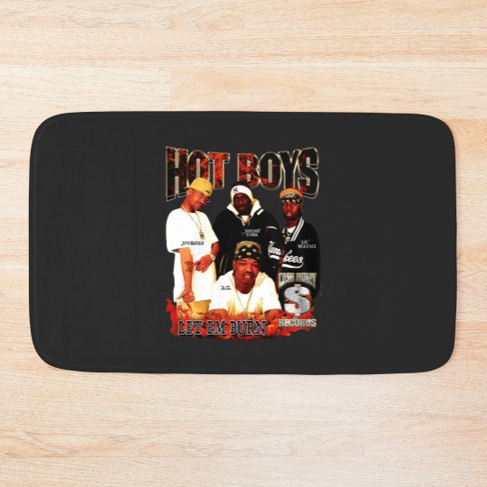 Discover Vintage Rap Hip Hop Bath Mat