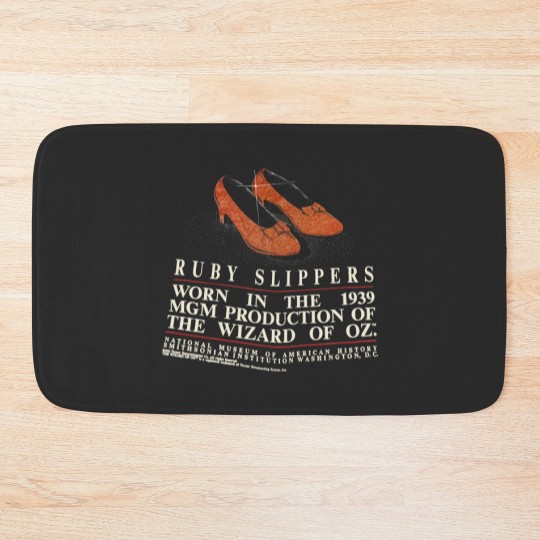 Discover Vintage The Wizard Of Oz Dorothy Ruby Slippers Bath Mats Made In USA