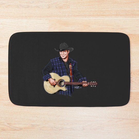 Discover John Michael Montgomery - An illustration by Paul Cemmick - John Michael Montgomery - Bath Mats