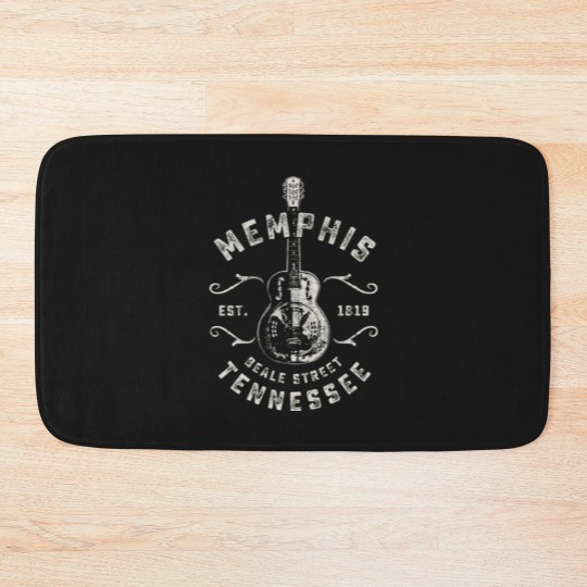 Discover Memphis Beale Street Usa Vintage Bath Mats