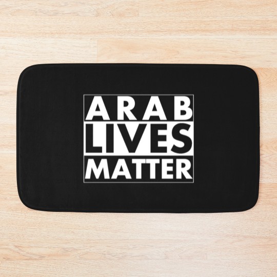 Discover Arab Lives Matter Bath Mats