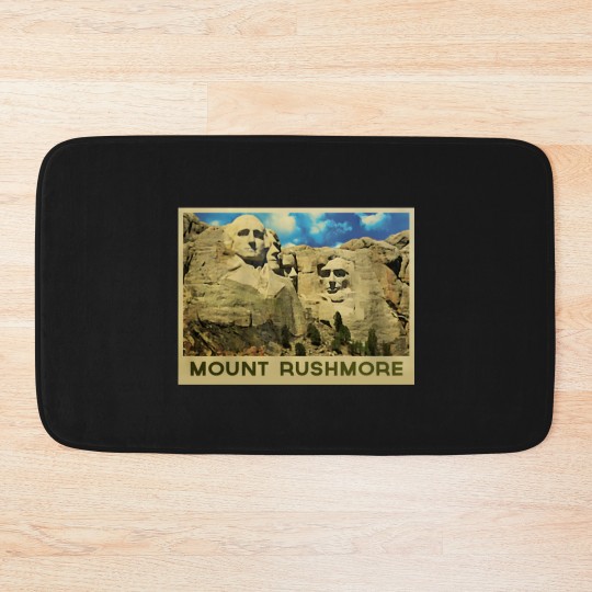 Discover Mount Rushmore Vintage Bath Mats