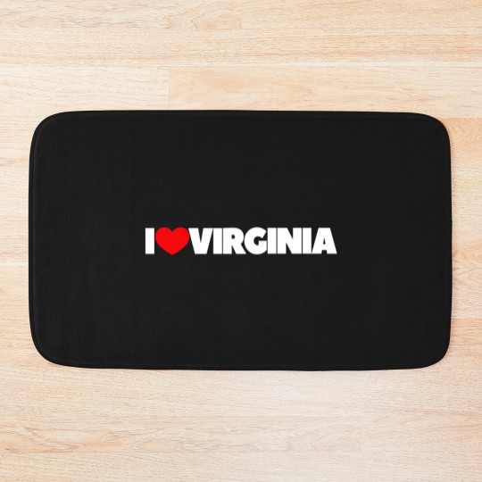 Discover I Love Virginia Bath Mats Bath Mats