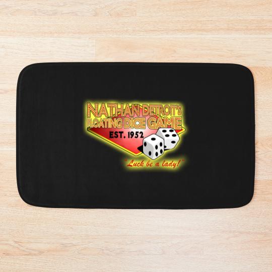 Discover Nathan Detroit's Dice Game - Guys And Dolls - Bath Mats