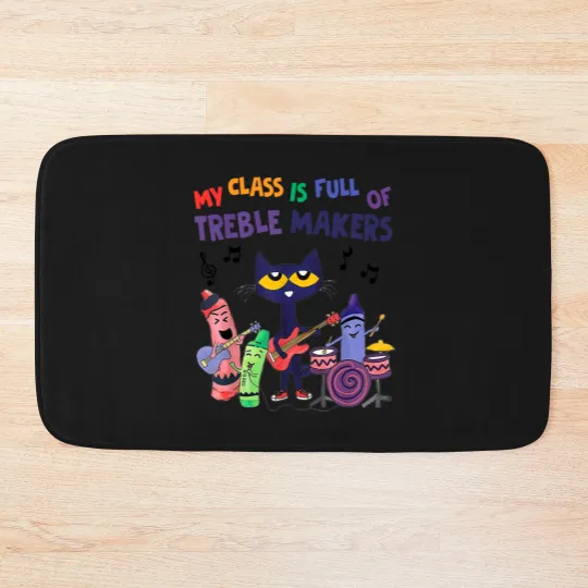 Discover My Class Is Full Of Treble Makers Music Teacher Lovers Bath Mats