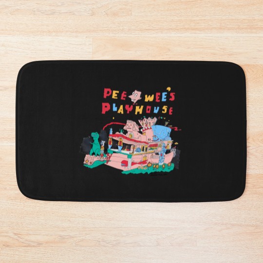 Discover Funny Vintage Pee Wee's Playhouse Bath Mats, Vintage 90s Pee Wee Herman Bath Mats