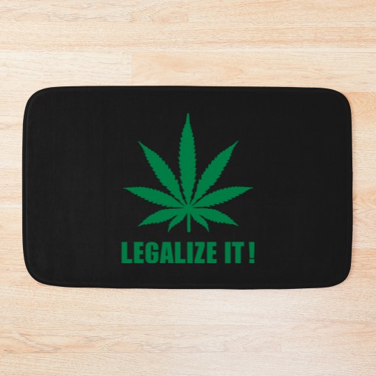 Discover Marijuana Legalize it Bath Mats