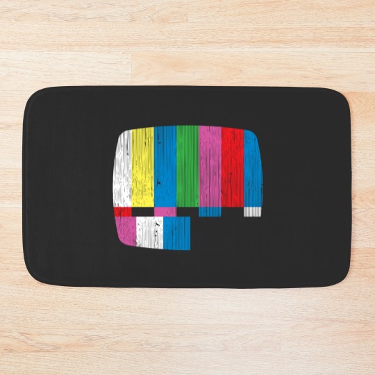Discover Test Pattern Bath Mats