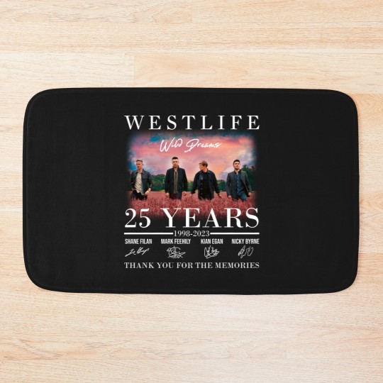 Discover Westlife Bath Mats, Westlife Anniversary Bath Mats, Westlife Music Bath Mats Bath Mats, Westlifes Signature