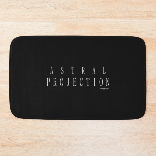 Discover Astral Projection Bath Mats - White Bath Mats