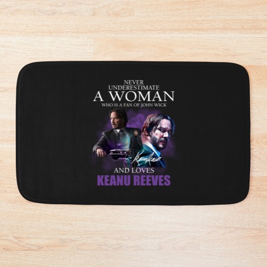 Discover Keanu Reeves Bath Mats, John Wick, Keanu Reeves Bath Mats
