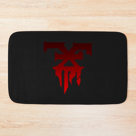 Discover Khorne symbol Bath Mats